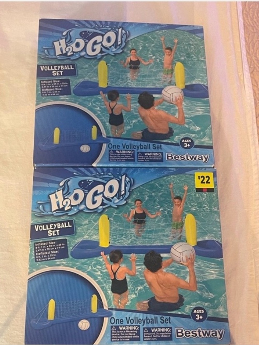 2 volleyball large inflatable  (set of 2 )